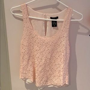 Talula scoop neck lace tank